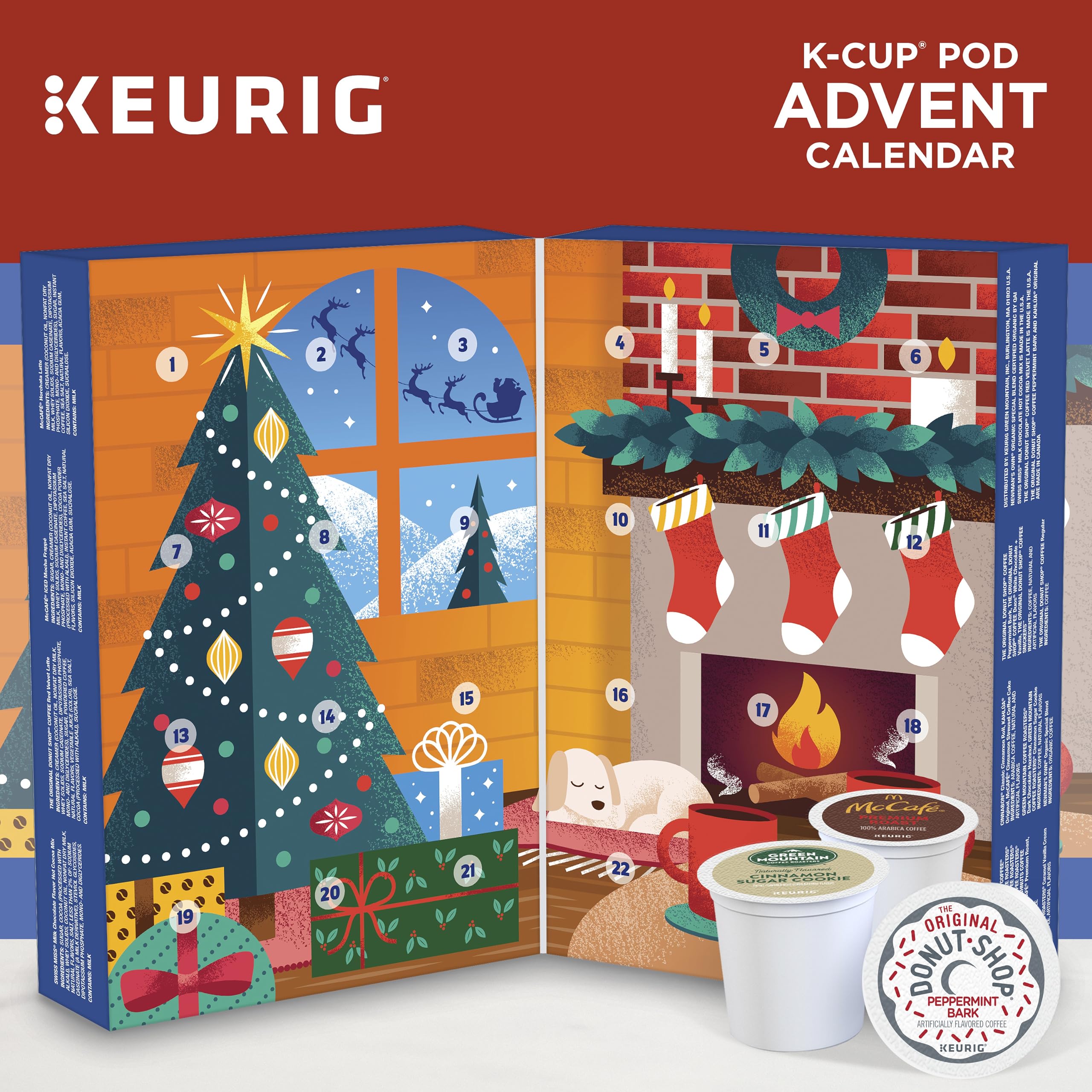 Amazon.com: Keurig Advent Calendar Variety Pack, Single Serve K